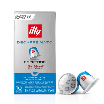 Capsule Décaféiné- Compatible Nespresso® – 10 Capsules – ILLY