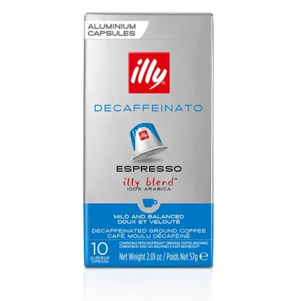 Capsule Décaféiné- Compatible Nespresso® – 10 Capsules – ILLY
