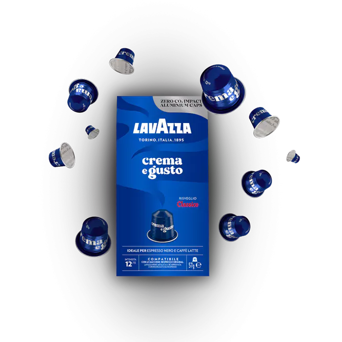 Capsule Crema E Gusto – Compatible Nespresso® – 10 Capsules – Lavazza