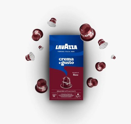 Capsule Crema E Gusto Ricco – Compatible Nespresso® – 10 Capsules – LAVAZZA