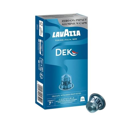 Capsule Dek décaféiné – Compatible Nespresso® – 10 Capsules – LAVAZZA