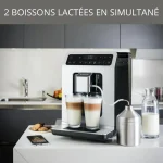 Machine Espresso Automatique Evidence Avec Pot À Lait Inox EA890810 - KRUPS