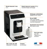 Machine Espresso Automatique Evidence Avec Pot À Lait Inox EA890810 - KRUPS