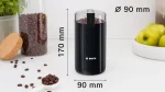 Moulin à Café 75g Lames en Acier inox TSM6A011W - BOSCH