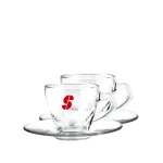 4 Tasses Expresso Cup transparent Smull - ESSSE CAFFÉ
