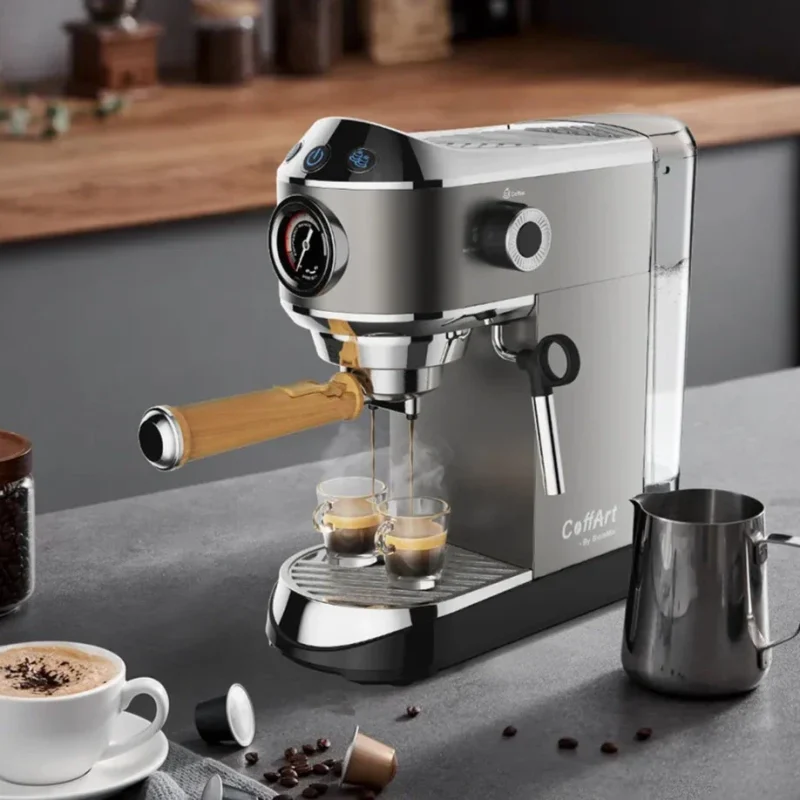 Catégorie Machine à pression Manuelle - machines a cafe automatique , grains capsules